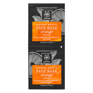 APIVITA Express Radiance Face Mask – Orange 2 x 8 ml