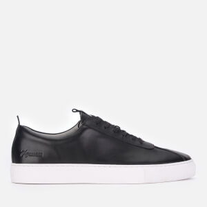 Grenson Men's Sneaker 1 Leather Cupsole Trainers - Black