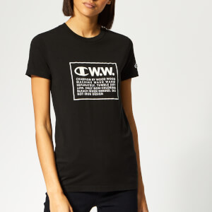 Champion X WOOD WOOD Women's Lyn Crew Neck T-Shirt - Black