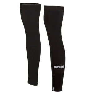 Santini Nuhot Acquazero Leg Warmers - Black