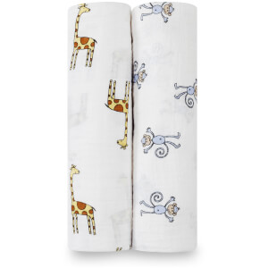 aden + anais Classic Swaddle 2-Pack Jungle Jam
