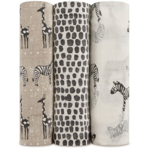 aden + anais Silky Soft Swaddles 3-Pack Sahara Motif