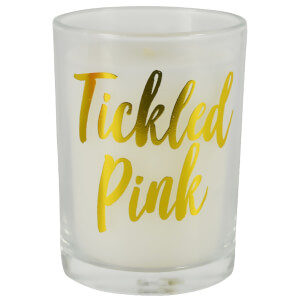 Tickled Pink Candle in Gift Box - Peony and Tangerine Blossom Scent