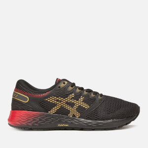 Asics Men's Running Roadhawk 2 FF Trainers - Black/Rich Gold