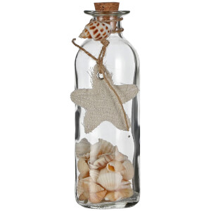 Shells in Bottle Decoration