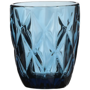 Boulogne Short Glass Tumbler - Blue
