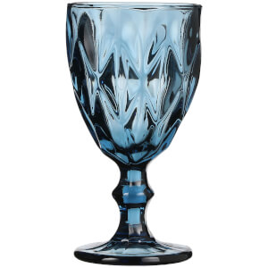 Boulogne Wine Glass - Blue