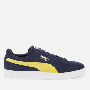 Puma Men's Suede Classic Trainers - Peacoat/Blazing Yellow