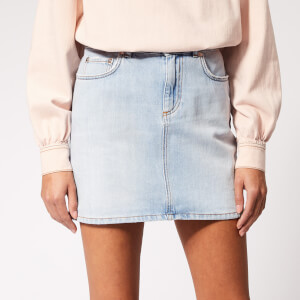 Ganni Women's Sheldon Denim Skirt - Bleached Denim