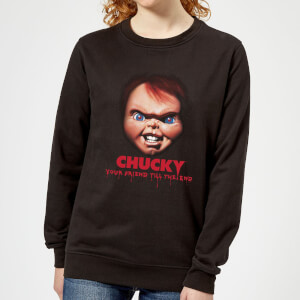Chucky Friends Till The End Women's Sweatshirt - Black