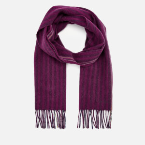 Paul Smith Men's Two Stripe Scarf - Pink