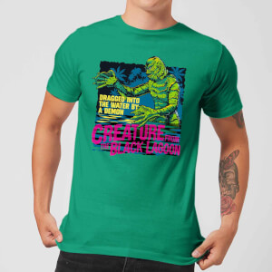 T-Shirt Homme L'Étrange Créature du lac noir Rétro - Universal Monsters - Vert