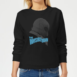 Universal Monsters The Invisible Man Greyscale Women's Sweatshirt - Black