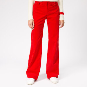 Bella Freud Women's Corduroy 1976 Trousers - Red