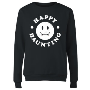 Happy Haunting Women's Sweatshirt - Black