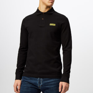 Barbour International Men's Long Sleeve Polo Shirt - Black