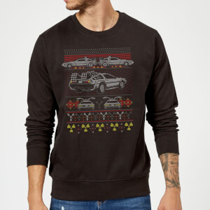 Zurück In Die Zukunft Back In Time For Christmas Pullover - Schwarz