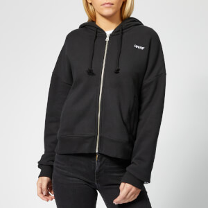 Levi's Women's Logo Trim Hoody - Mineral Black