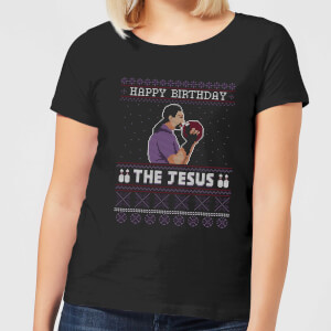 The Big Lebowski Happy Birthday The Jesus Damen T-Shirt - Schwarz