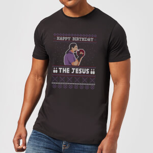 The Big Lebowski Happy Birthday The Jesus Herren T-Shirt - Schwarz