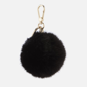 Furla Women's Bubble Pom Pom Keyring - Black