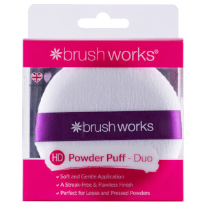 brushworks Powder Puff Duo