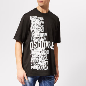 Dsquared2 Men's Loose Fit Punk T-Shirt - Black