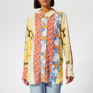 Stine Goya Women's Virgo Shirt - Floral Wallpaper