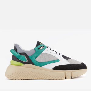 Buscemi Men's Veloce Trainers - Black/Green