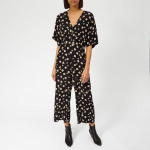 Whistles Women's Edelweiss Print Button Jumpsuit - Black/Multi