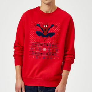 Marvel Avengers Spider-Man Christmas Sweatshirt - Red