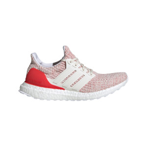 adidas Women's Ultraboost Running Shoes - Chalk White/Red