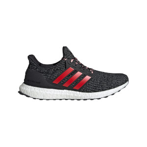 adidas Men's Ultraboost Running Shoes - Black/Scarlet