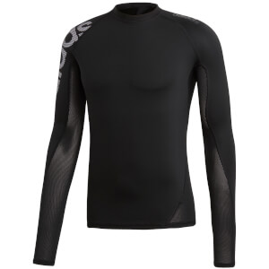 adidas Men's Alphaskin Compression Top - Black