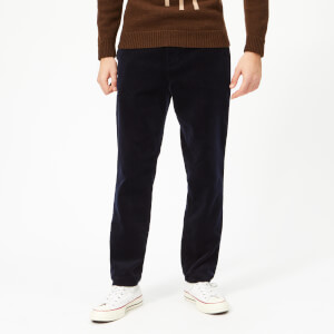 Oliver Spencer Men's Fishtail Cord Trousers - Navy
