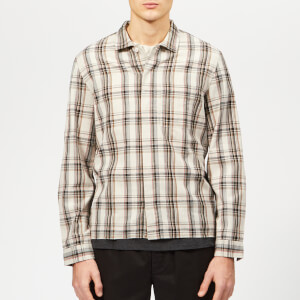 Folk Men's Patch Shirt - Oatmeal Multi