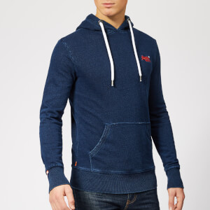 Superdry Men's Orange Label Lite Hoodie - Dark Marine Indigo