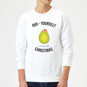 Avo-Yourself A Merry Little Christmas Christmas Sweatshirt - White