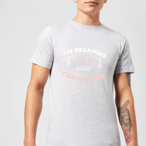 I'm Dreaming Of A White Christmas Men's Christmas T-Shirt - Grey