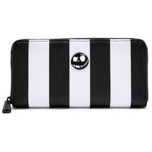 Disney Pesadilla Antes De Navidad Loungefly Cartera con Cremallera Rayada