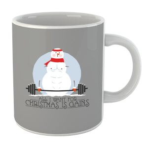All I Want for Christmas Is Gains Mug