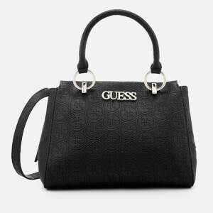 Guess Women's Heritage Pop Girlfriend Satchel - Black