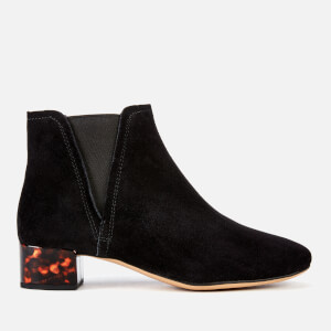 Clarks Women's Orabella Ruby Suede Heeled Ankle Boots - Black