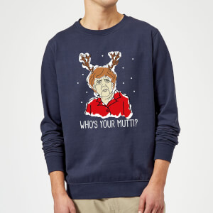 Who's Your Mutti? Christmas Sweatshirt - Navy