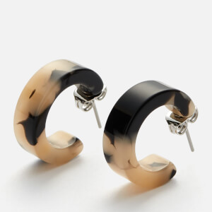 Whistles Women's Mini Tort Hoop Earrings - Cream/Multi