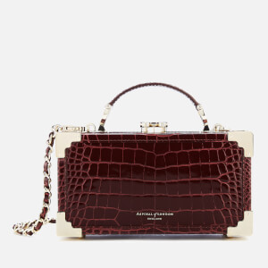 Aspinal of London Women's Trinket Trunk - Bordeaux