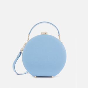 Aspinal of London Women's Hat Box - Mini (Slim Strap) - Bluebird