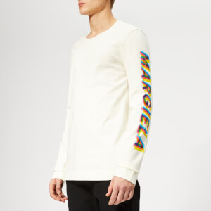 Maison Margiela Men's Heavy Cotton Jersey Top - Off White