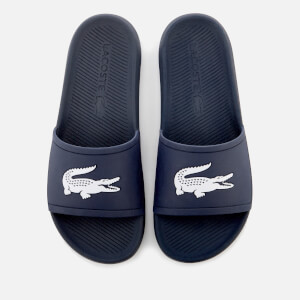 Lacoste Men's Croco Slide 119 1 Sandals - Navy/White