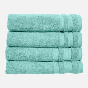 in homeware Supersoft 100% Cotton 4 Piece Towel Bale - Duck Egg